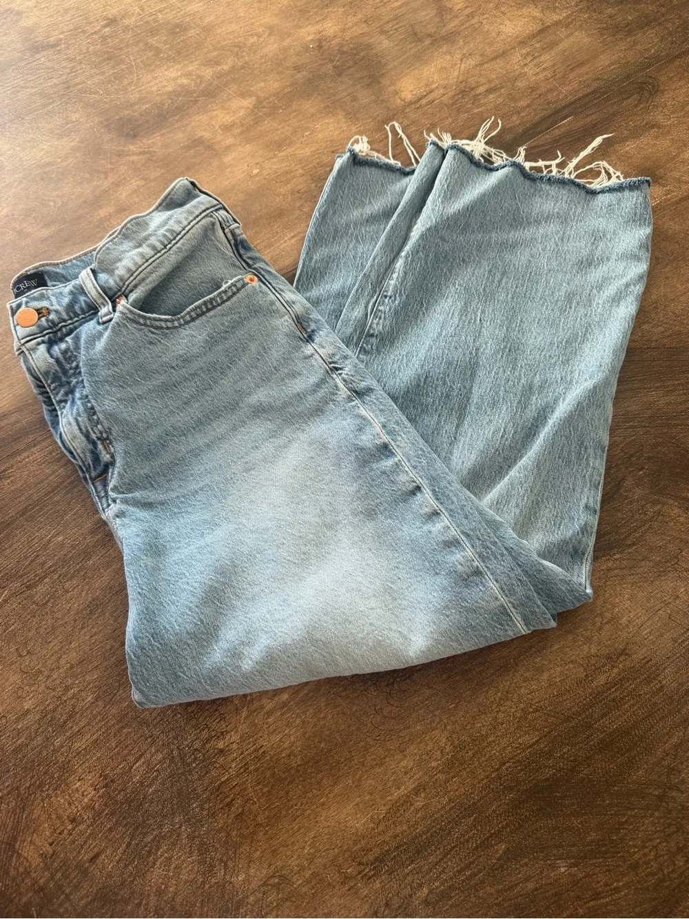 J. Crew Light Blue Wide-Leg Jeans
